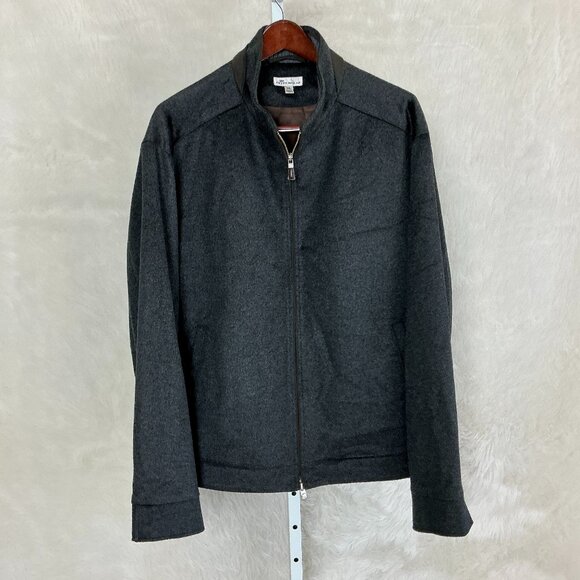 Peter Millar Charcoal Gray Westport Crown Wool Cashmere Jacket XXL - Picture 1 of 7
